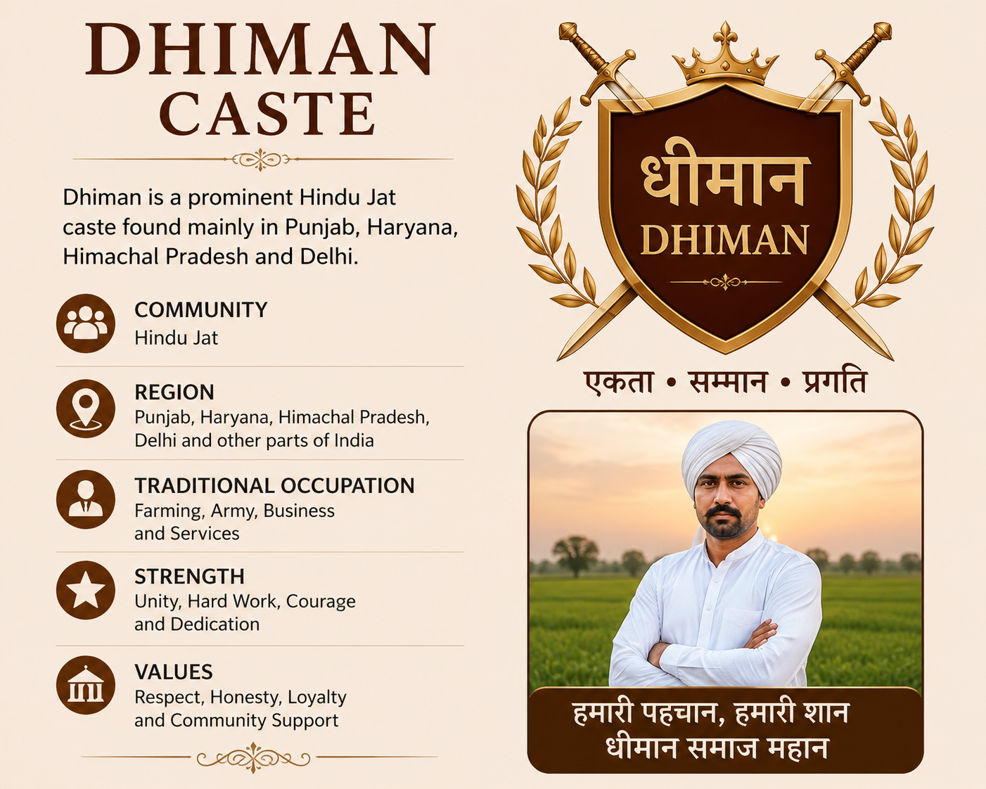 Understanding the Dhiman Caste: History, Culture, and Social Significance